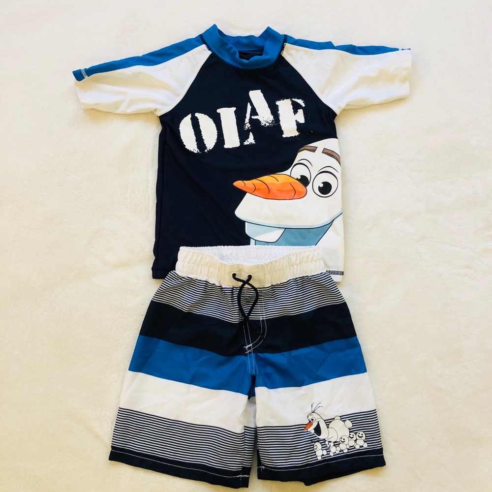 Olaf swimsuit. 3t boy